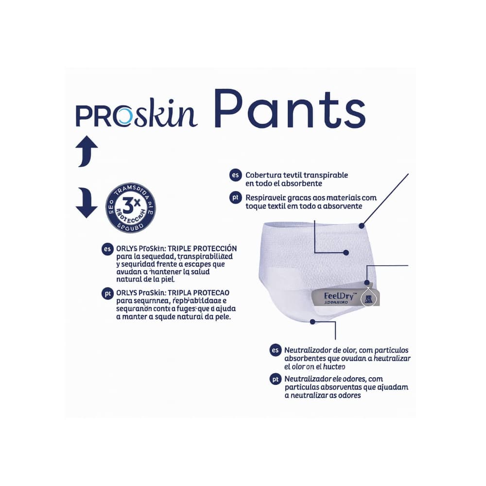 Pañales desechables para adultos talla G día Orlys (10 U) - Miniatura 3
