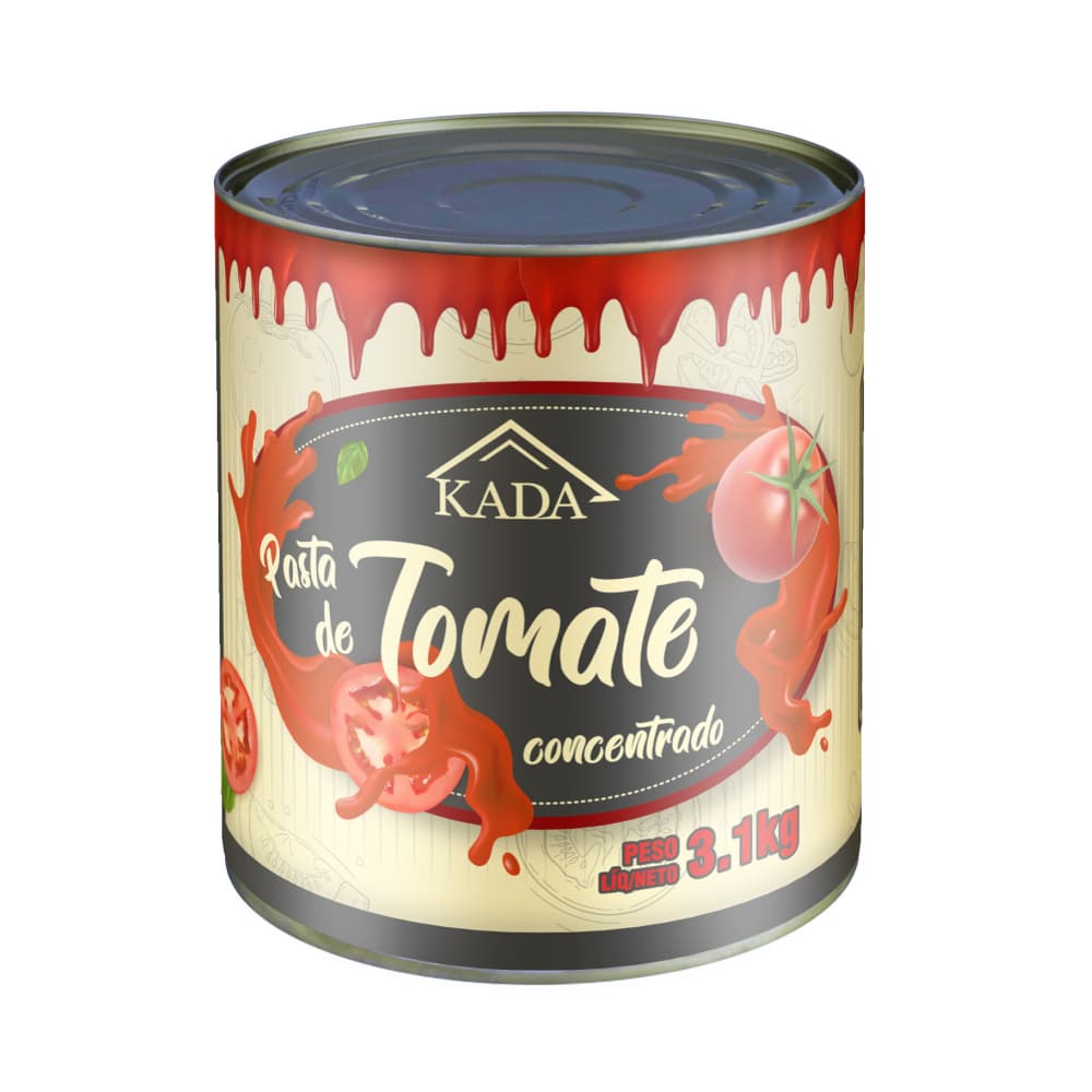 Pasta de tomate concentrada Kada (3.1 kg / 6.8 lb) - Imagen 1