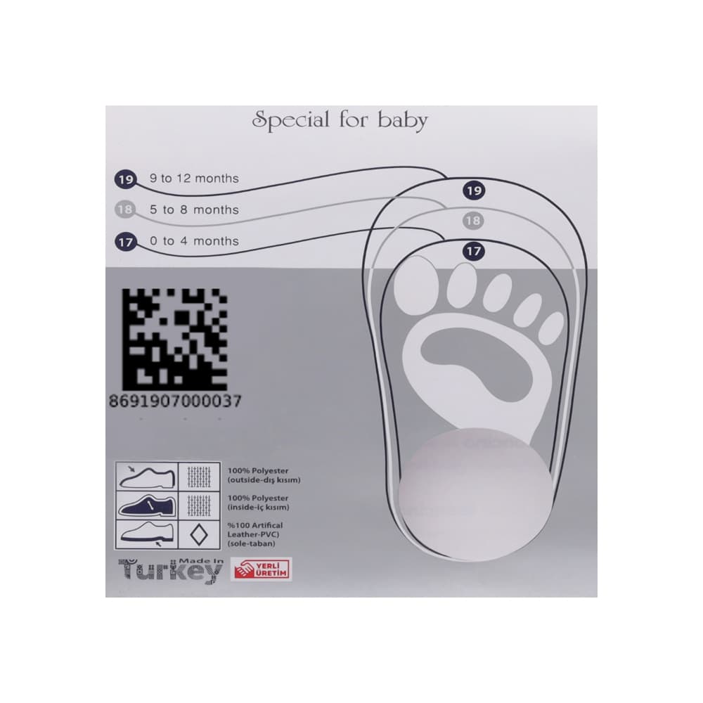 Par de calcetines de color rosa con sonajero de peluche para bebé Ayaydin Miroglio - Miniatura 4