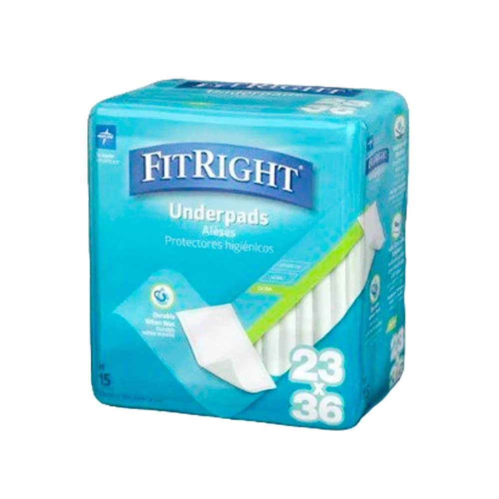 Pañales de cama de absorción moderada 23" x 36" Fit Right (15 u) - Miniatura 4