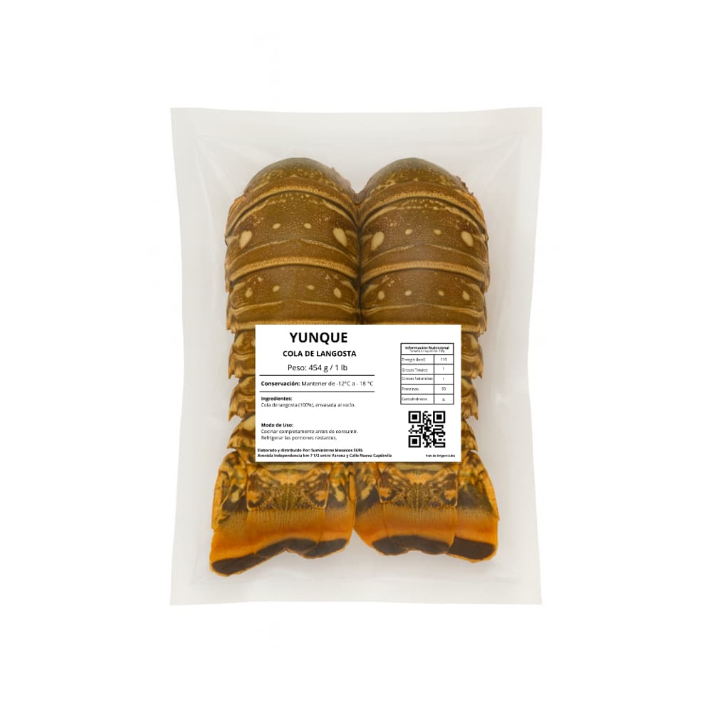 Cola de langosta Yunque (454 g / 1 lb) - Miniatura 2