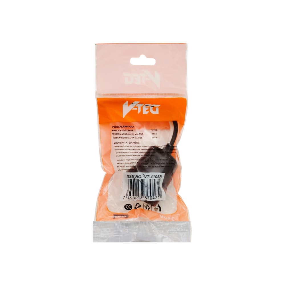 Sóquet para bombillo - 250 V - V-TEG - Miniatura 4