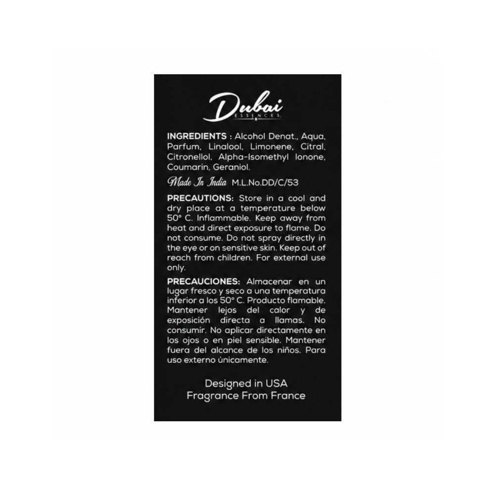 Perfume para hombre Air Force Dubai Essences (100 ml / 3.4 fl oz) - Miniatura 4