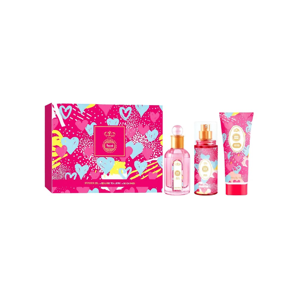 Set de perfume para mujer: Gel de ducha + Eau de toilette + Body mist V.V.Love - Miniatura 2