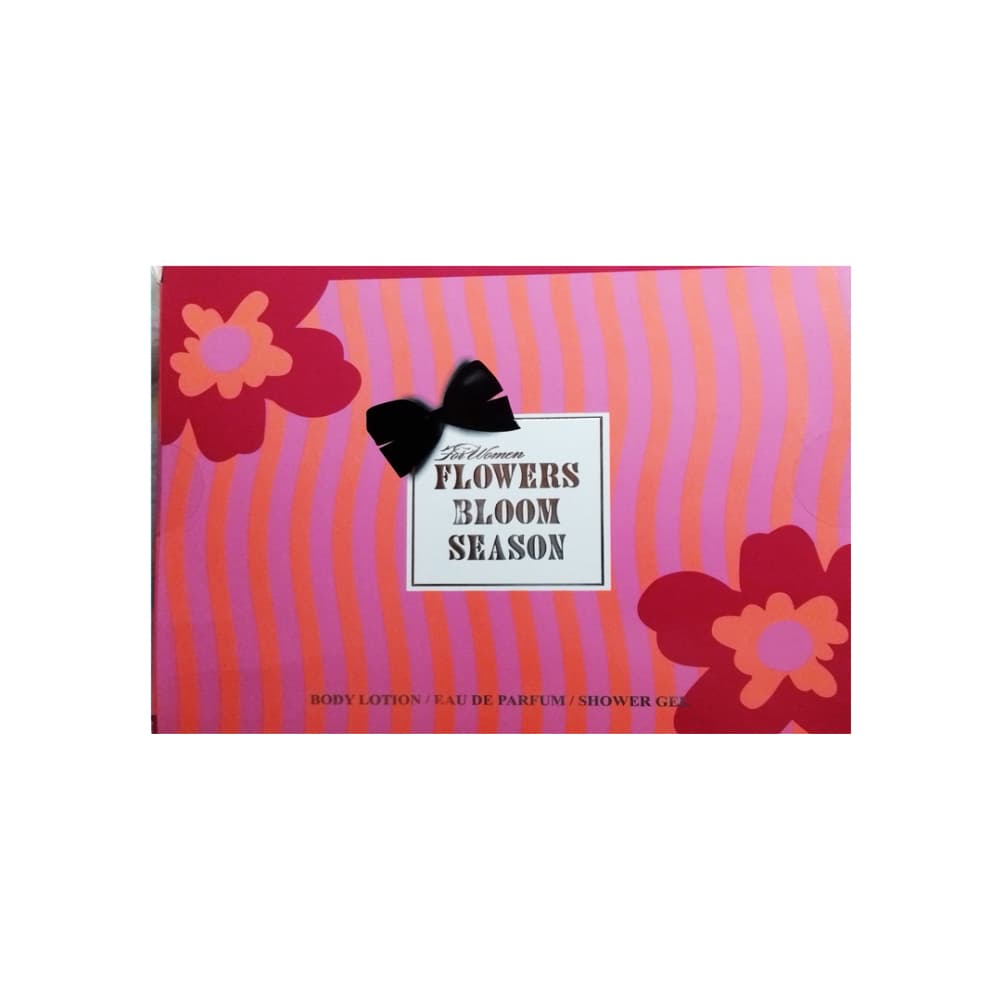Estuche de regalo para mujer con perfume, loción corporal y gel de ducha Flower Bloom Season EBC - Miniatura 3
