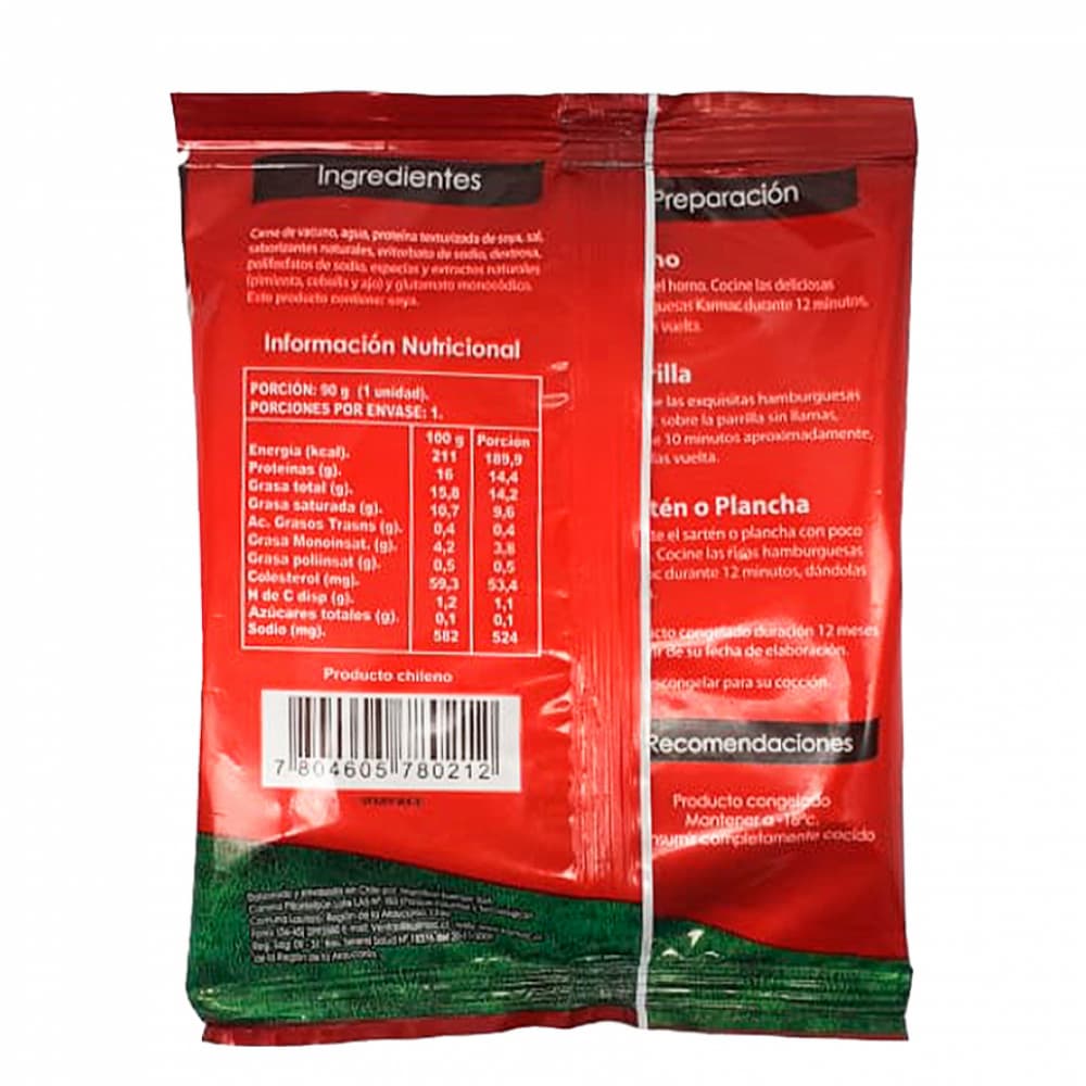 Hamburguesa de carne vacuno (90 g / 3.18 oz) - Miniatura 2