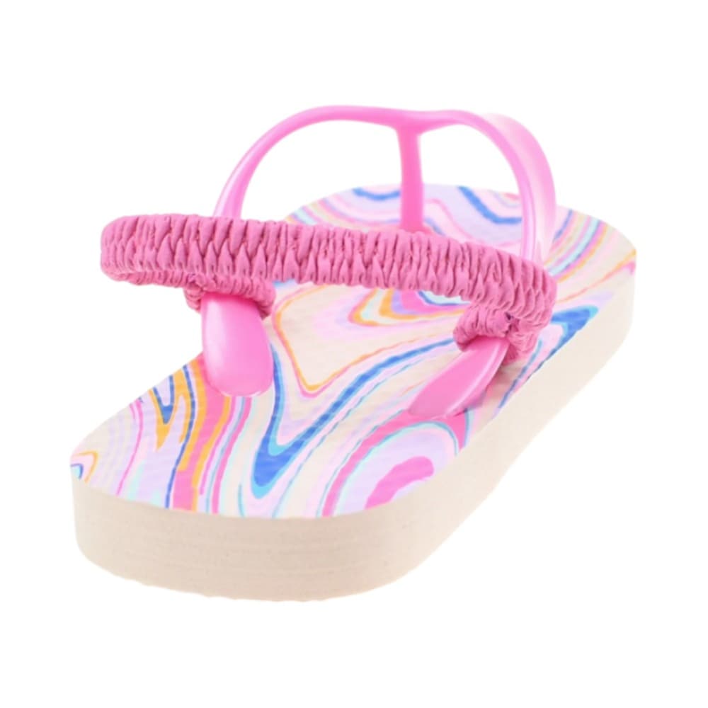 Sandalias para niña pequeña con estampado tie dye Wonder Nation (Talla 9 / 10) - Miniatura 3
