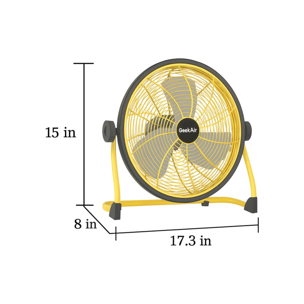 Ventilador recargable de alta velocidad para exteriores de 12" GeekAire - Miniatura 2