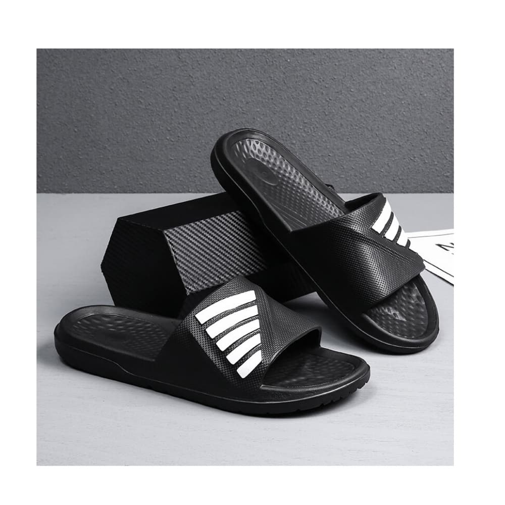 Chancleta de pala color negra para hombre Match 1 (Talla 44) - Miniatura 2