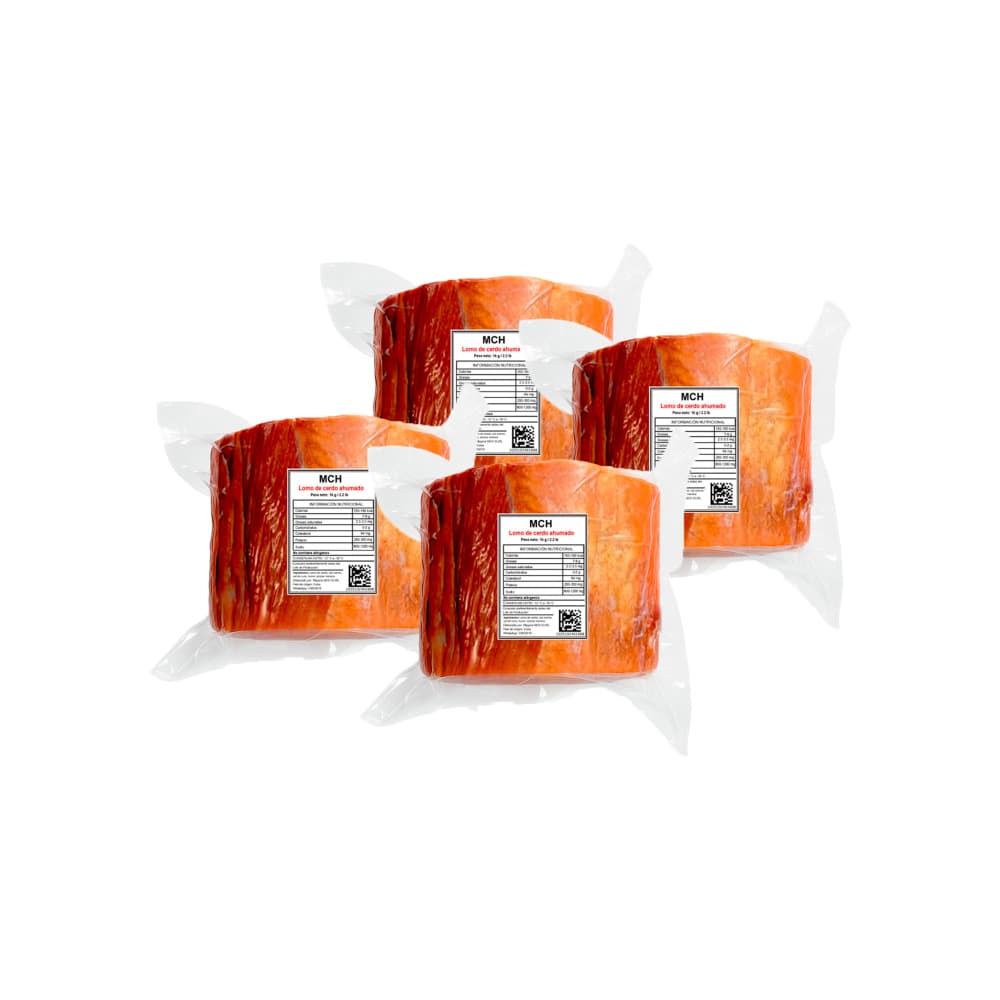 Lomo de cerdo ahumado MCH (4 x 1 kg / 2.2 lb) - Imagen 1