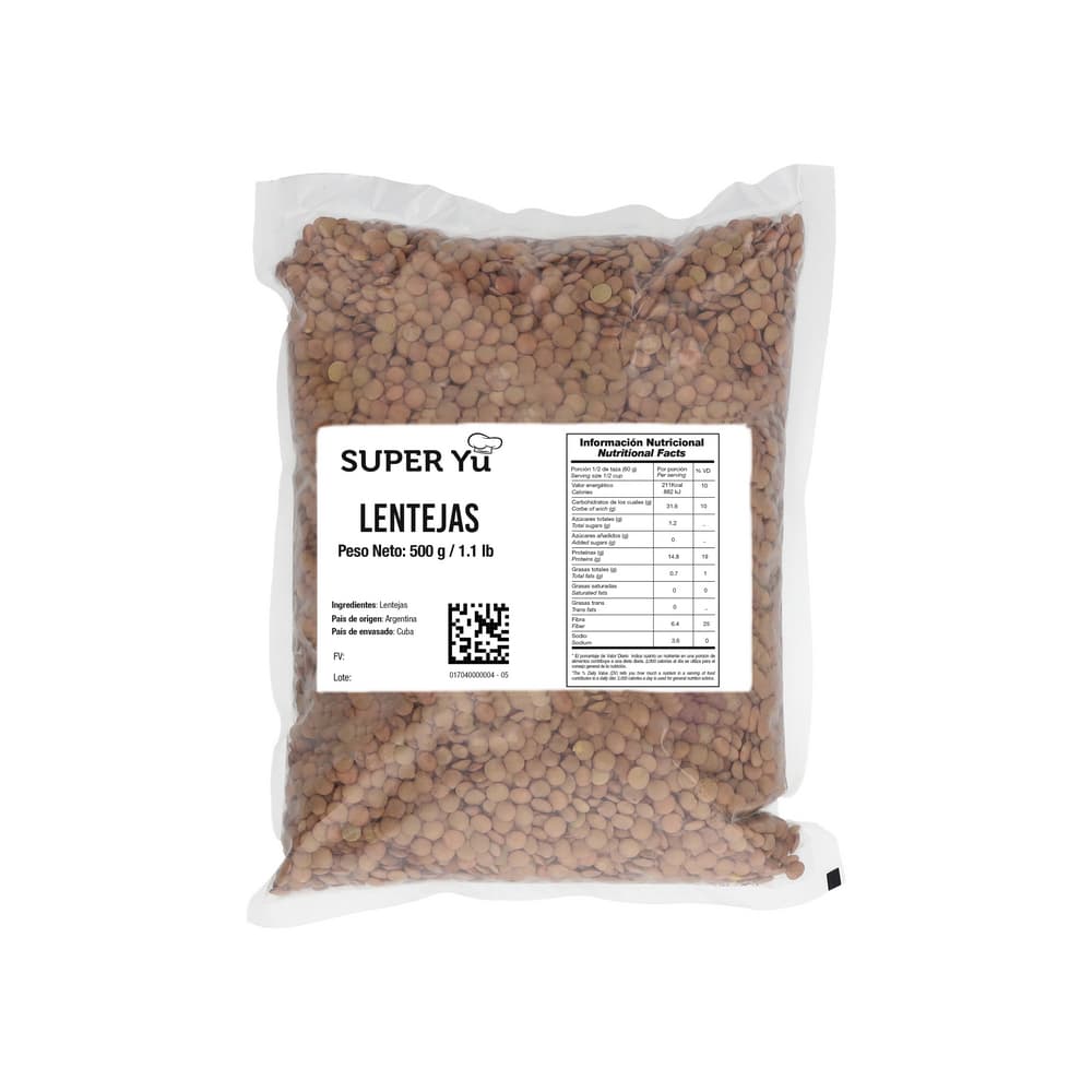 Lentejas Super Yu (500 g / 1.1 lb) - Miniatura 3