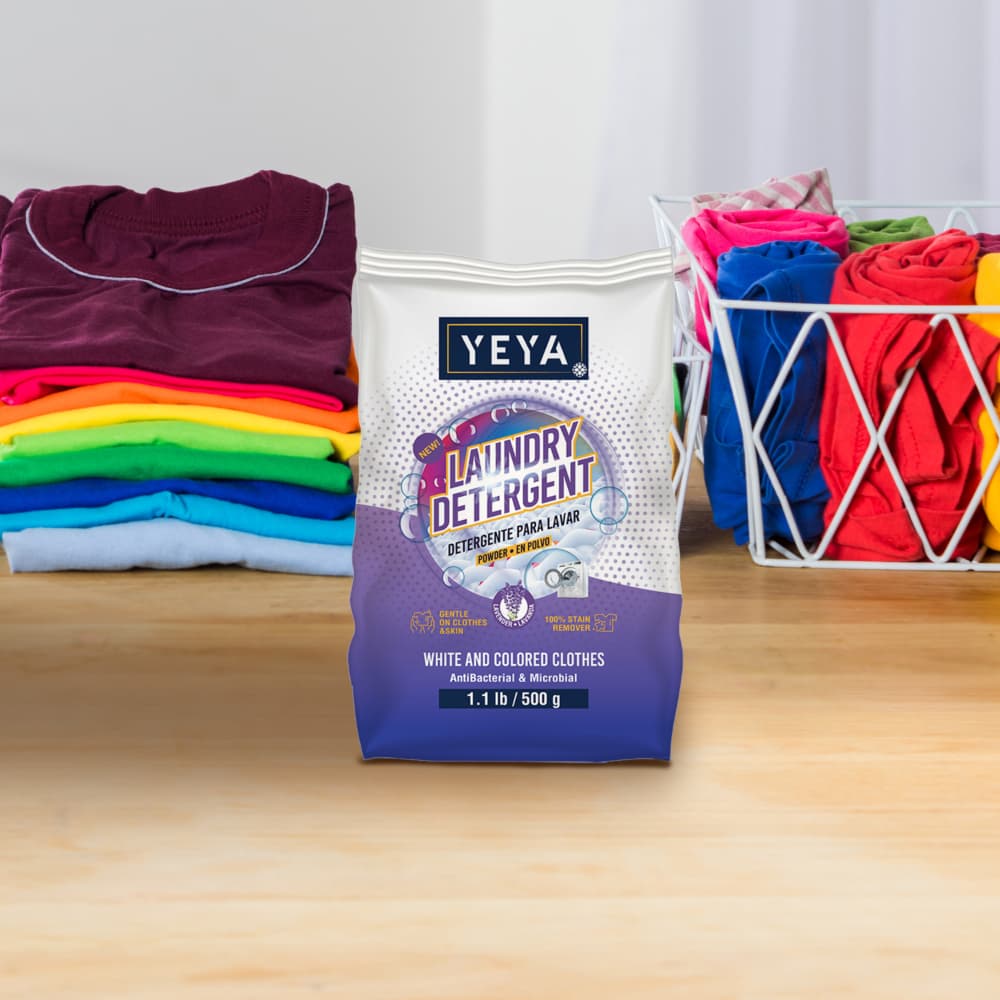Detergente en polvo con aroma a lavanda Yeya (25 x 500 g / 1.1 lb) - Miniatura 2