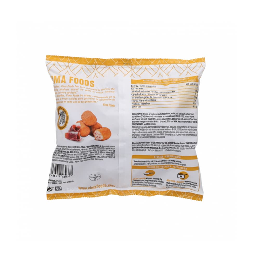 Croquetas casera de jamón Vima Foods (500 g / 1.10 lb) - Miniatura 3