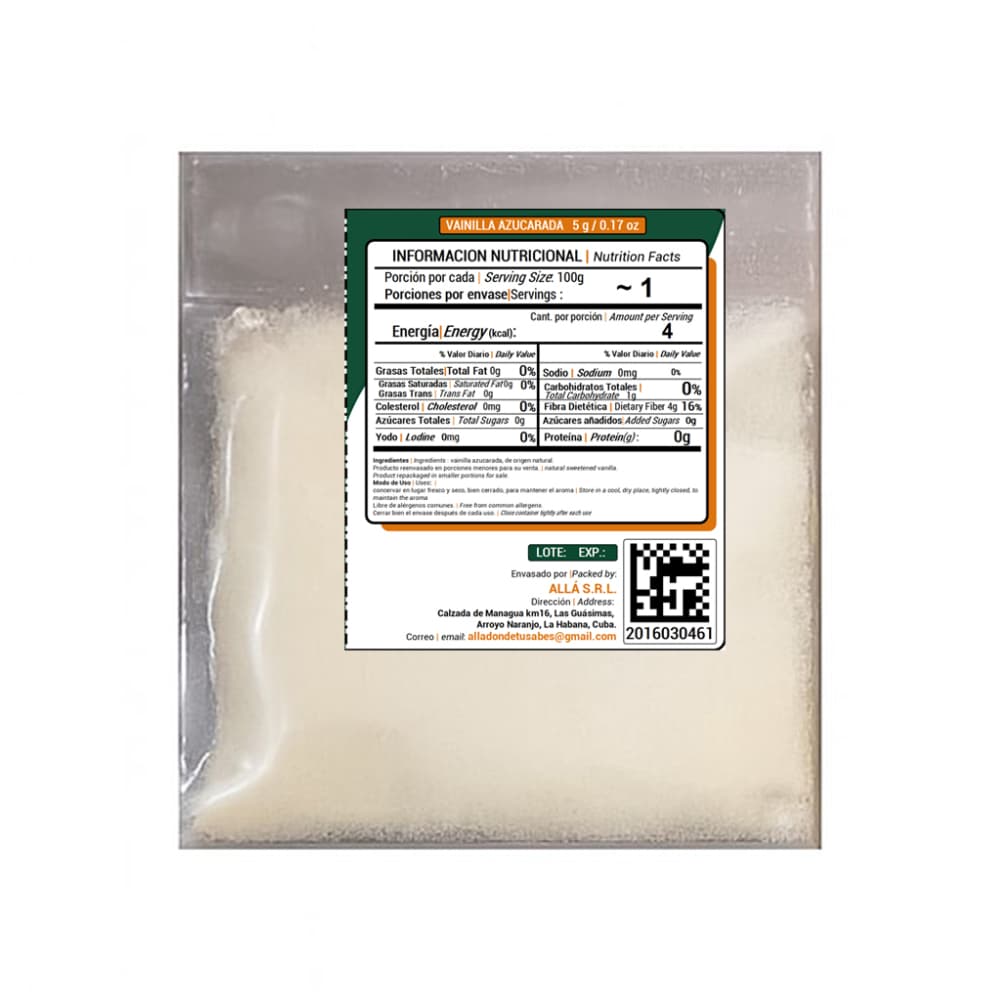 Vainilla azucarada ALLÀ (5 g) - Miniatura 3