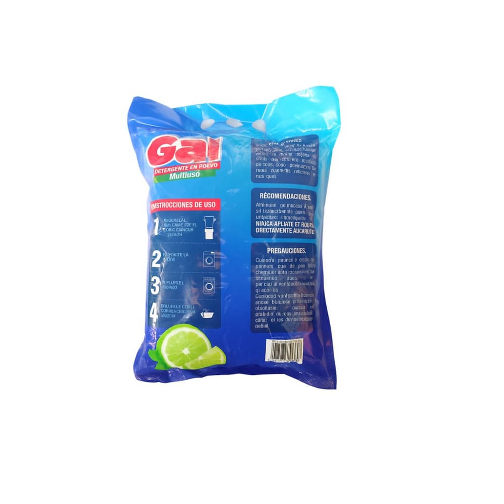 Detergente en polvo multiusos limón Gal (1 kg / 2.2 lb) - Miniatura 2