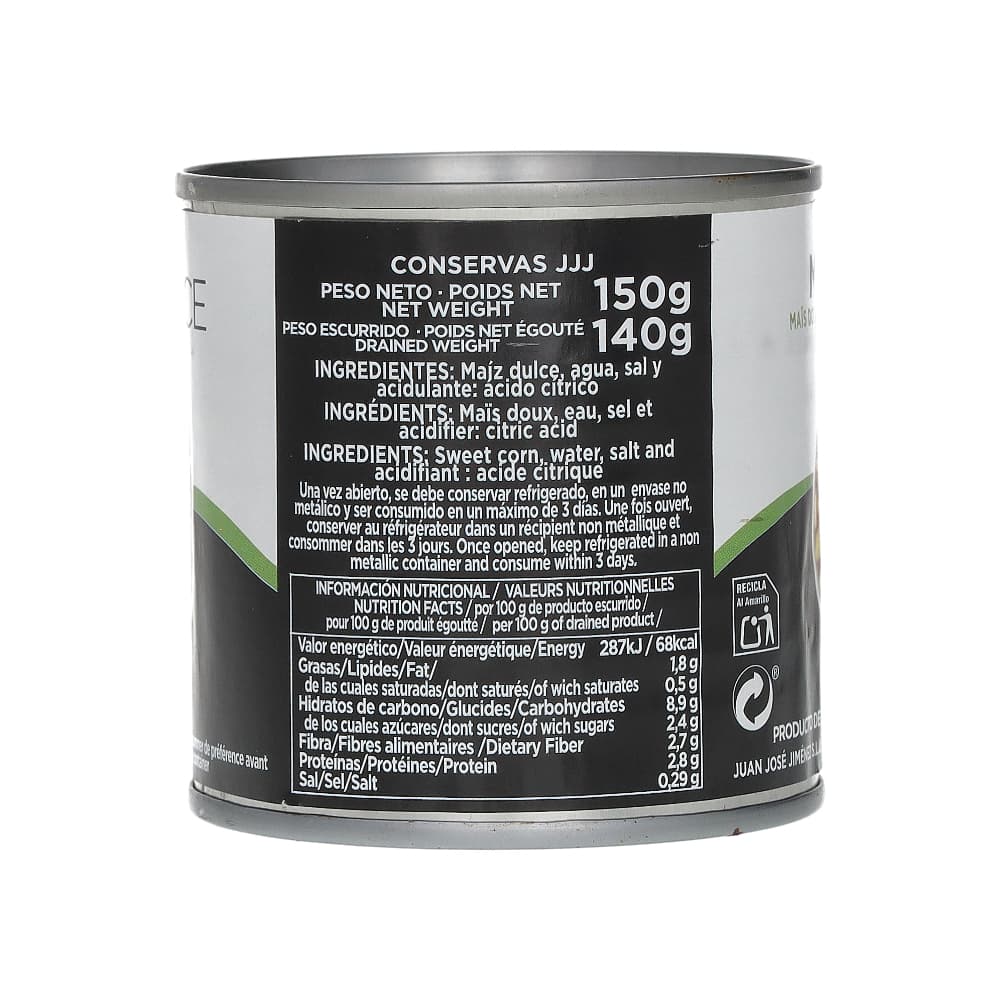 Maíz dulce Juan José Jiménez (450 g / 15.87 oz) - Miniatura 3