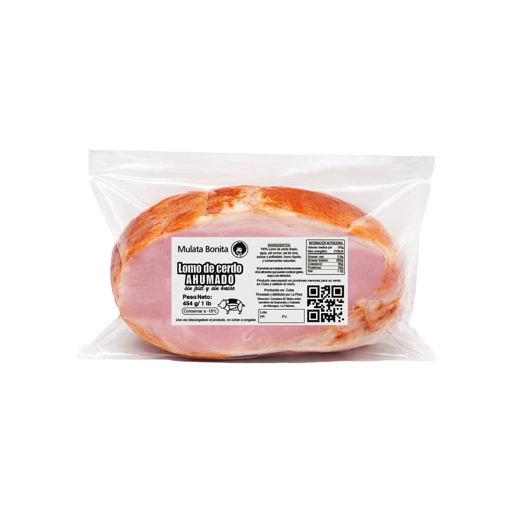 Lomo de cerdo ahumado sin piel y sin hueso Mulata Bonita (454 g / 1 lb) - Miniatura 2