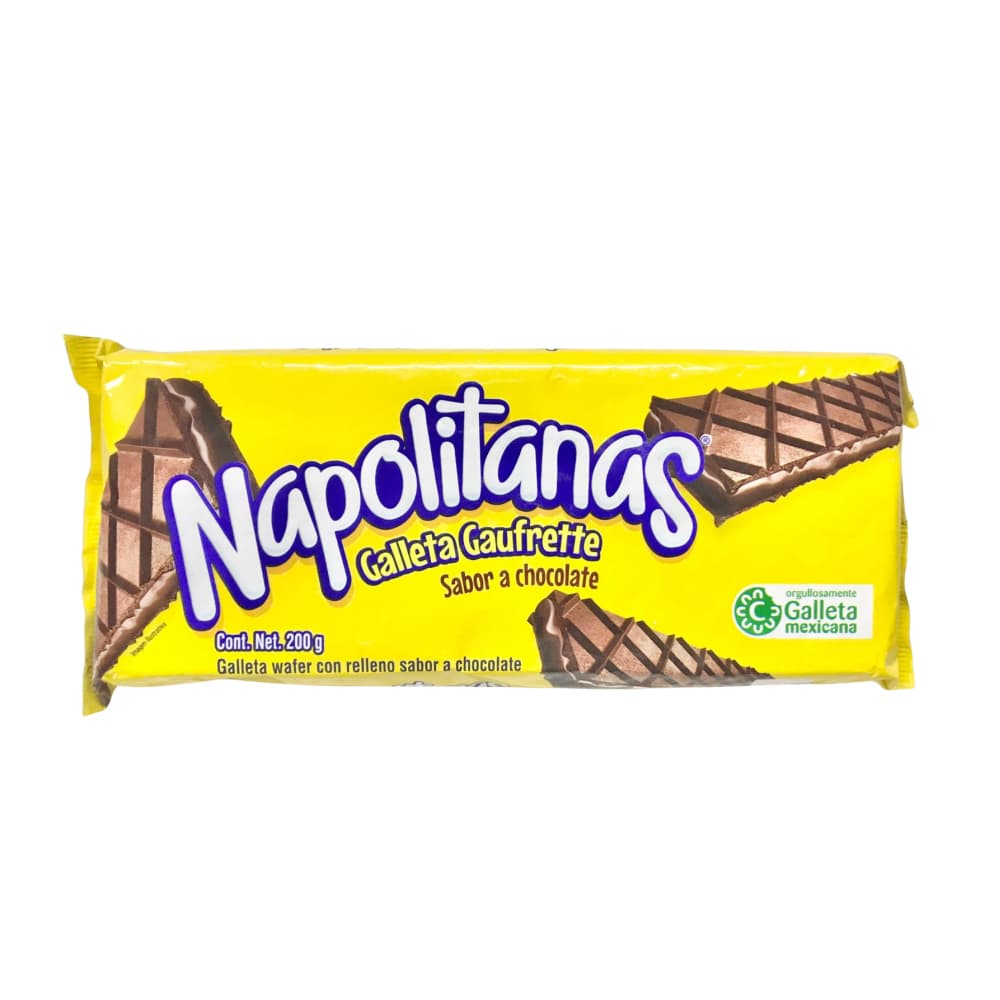 Galletas wafer con relleno sabor chocolate Napolitana (200 g / 7.05 oz) - Imagen 1