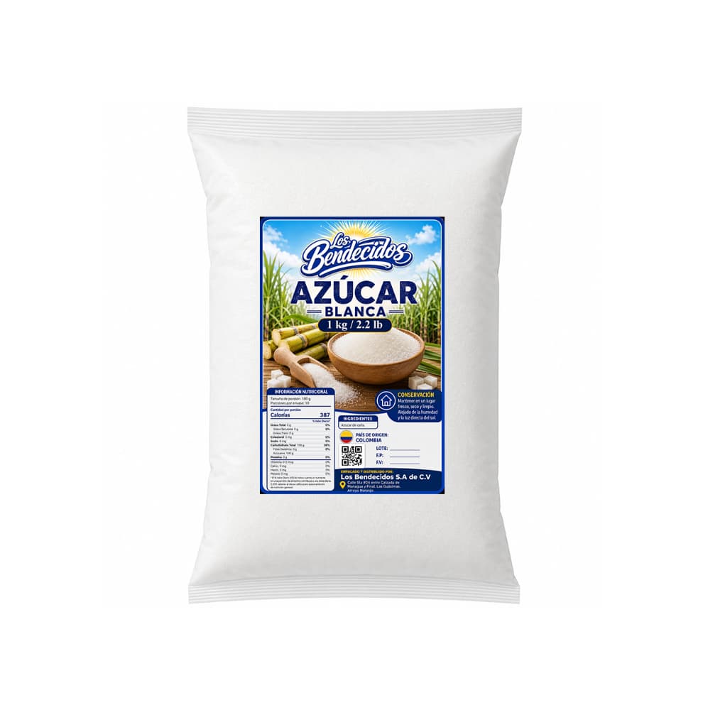 Azúcar blanca Los Bendecidos (1 kg / 2.2 lb) - Miniatura 1