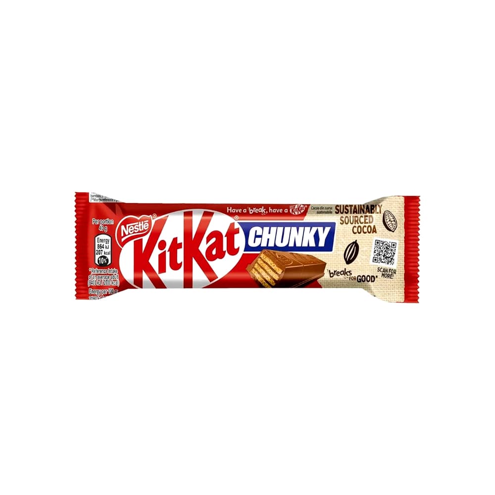 Galleta recubierta de chocolate con leche KitKat Nestlé (40 g / 1.41 oz) - Imagen 1