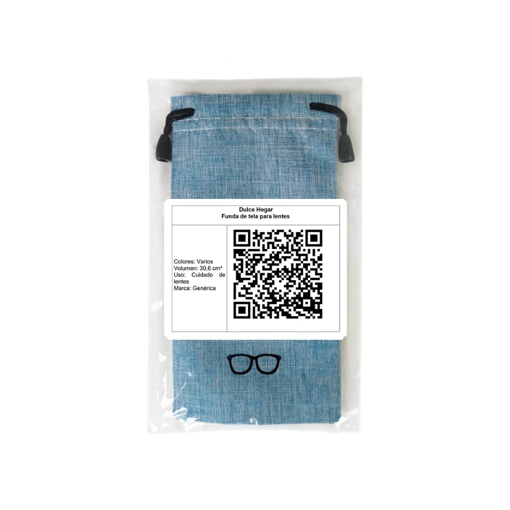 Funda de tela para lentes Generica - Imagen 1