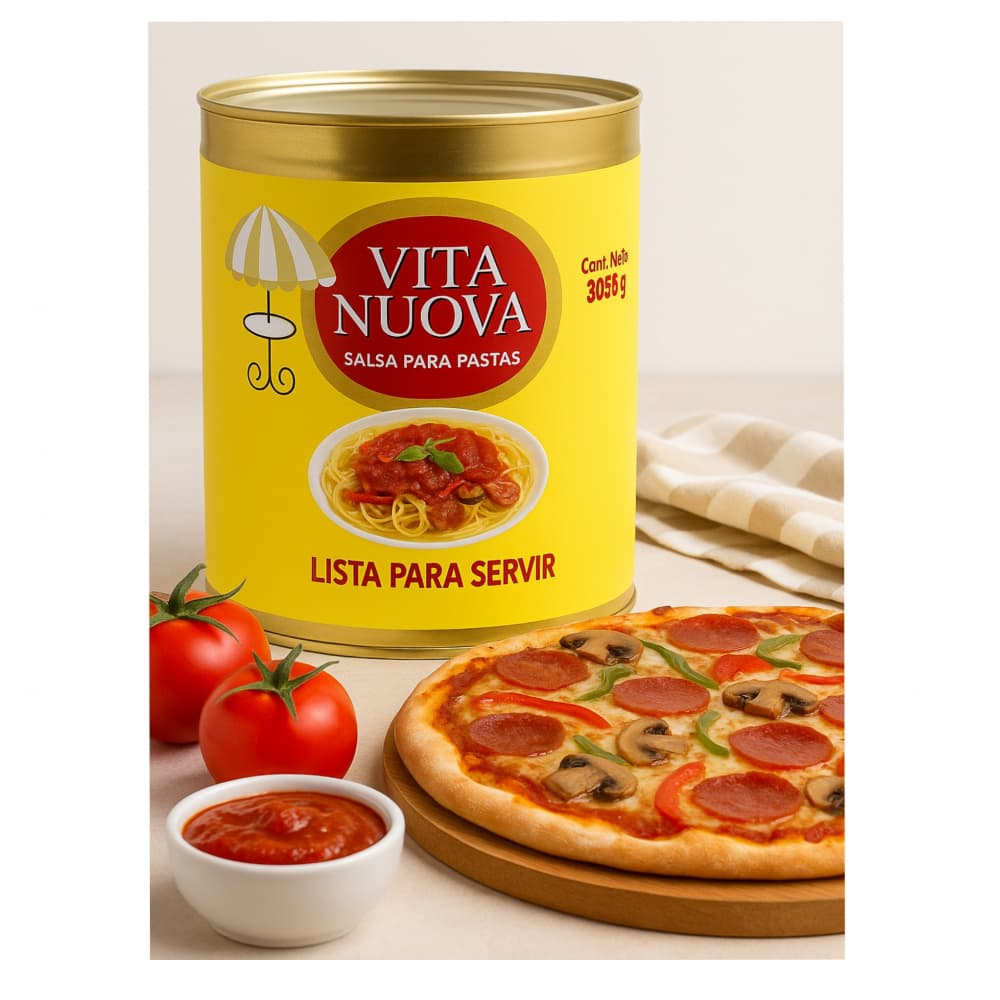 Salsa de tomate para pastas Vita Nuova (3 kg / 6.73 lb) - Miniatura 4