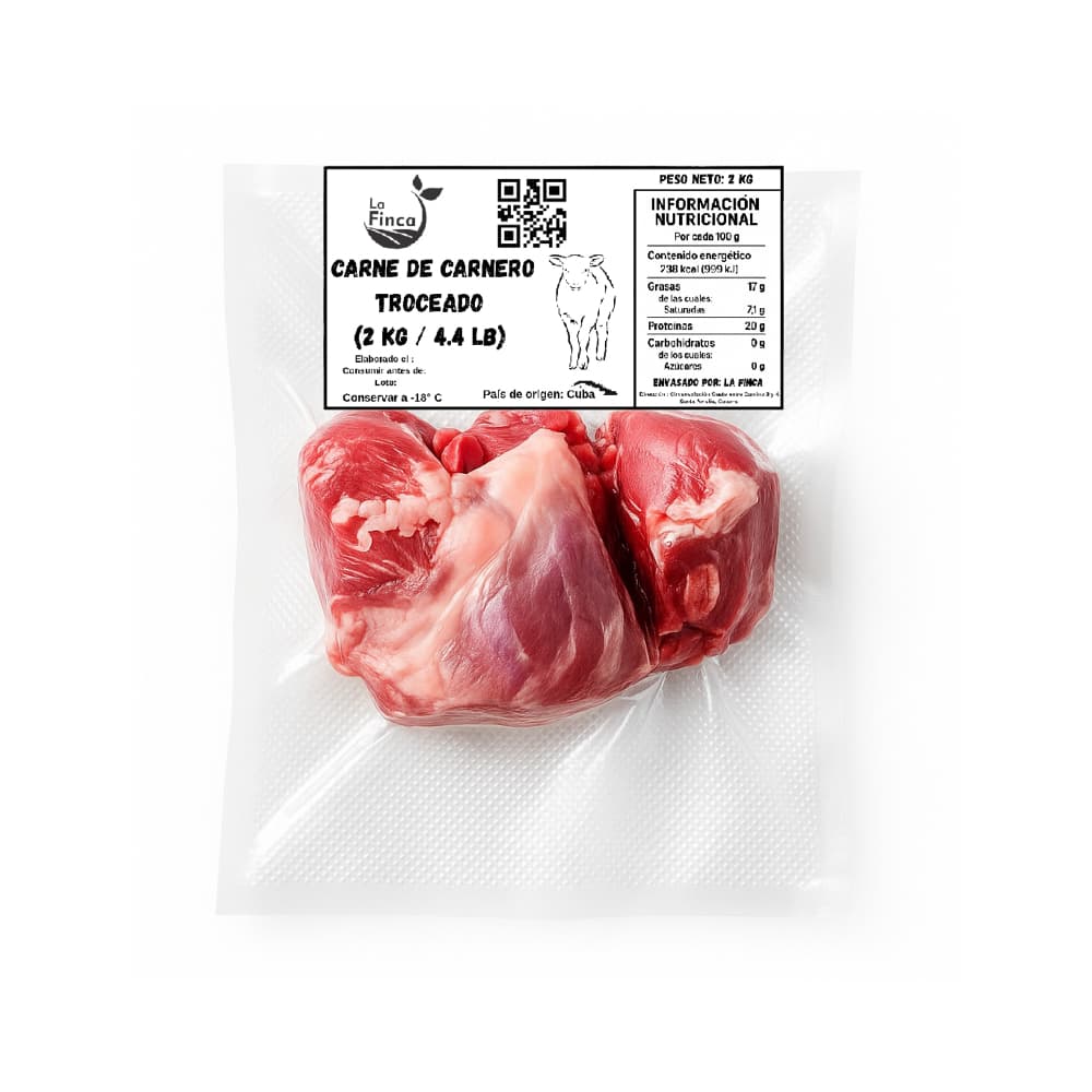 Carne de carnero troceado La Finca (2 kg / 4.4 lb) - Miniatura 2