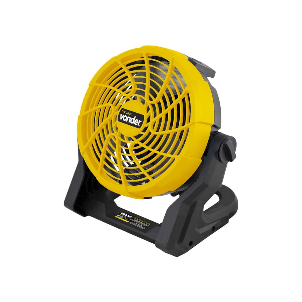 Ventilador de batería intercambiable de 18 V IVV1838 + Batería IBV1802 de 18 V + Cargador de baterías 18 V carga convencional ICBV1805 Vonder - Miniatura 4