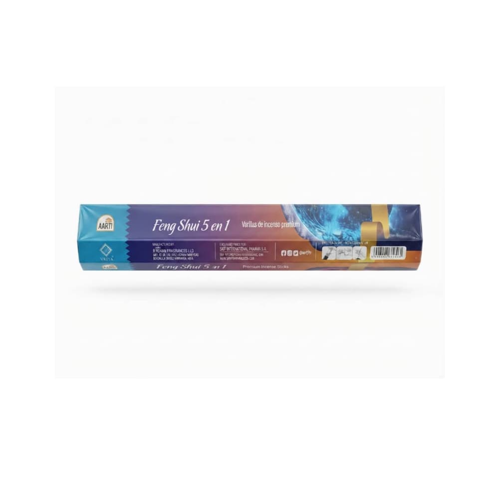Varillas de incienso premium Feng Shui 5 en 1 Aarti (20 U) - Miniatura 2