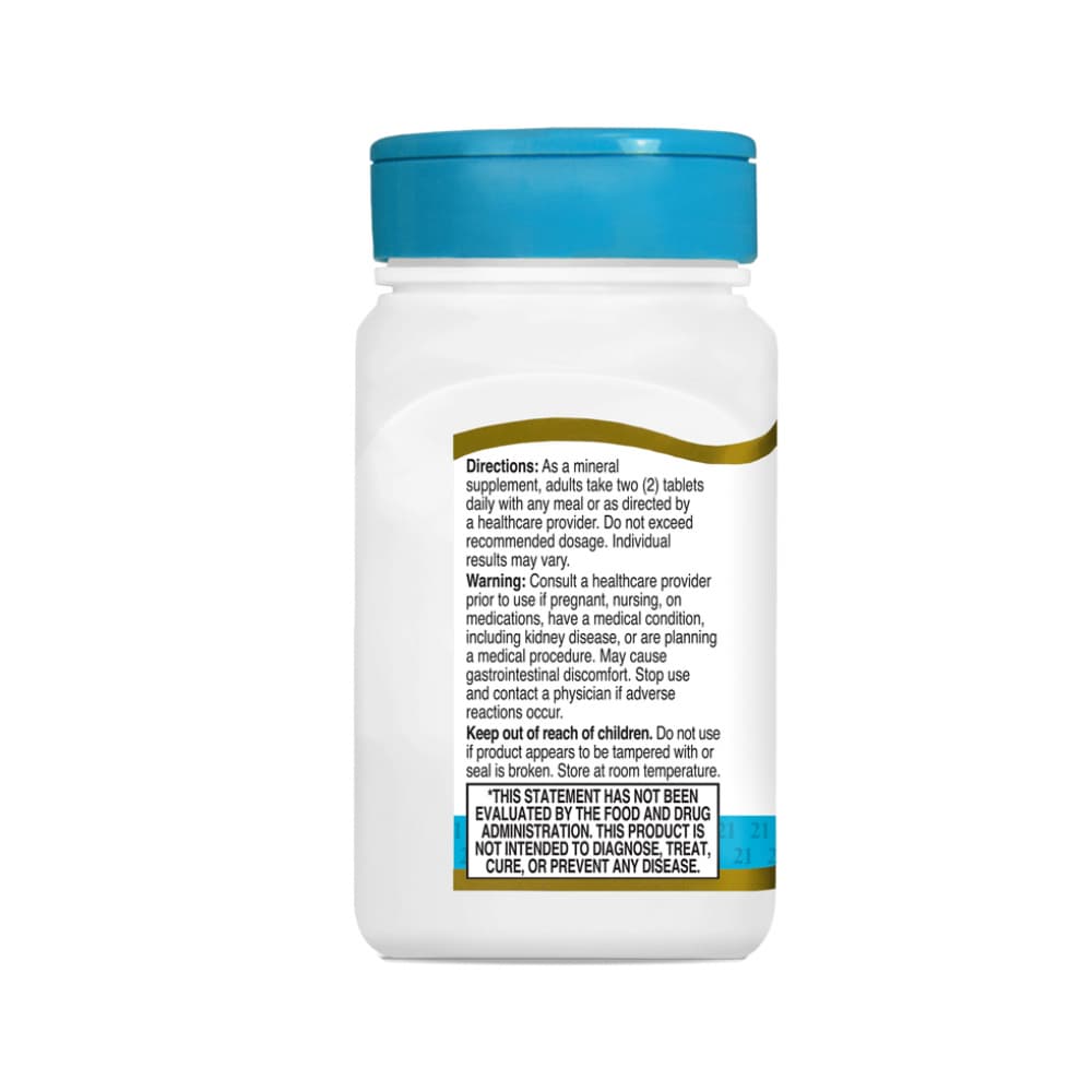 Oxido de magnesio 400 mg 21st Century (90 tabletas) - Miniatura 4