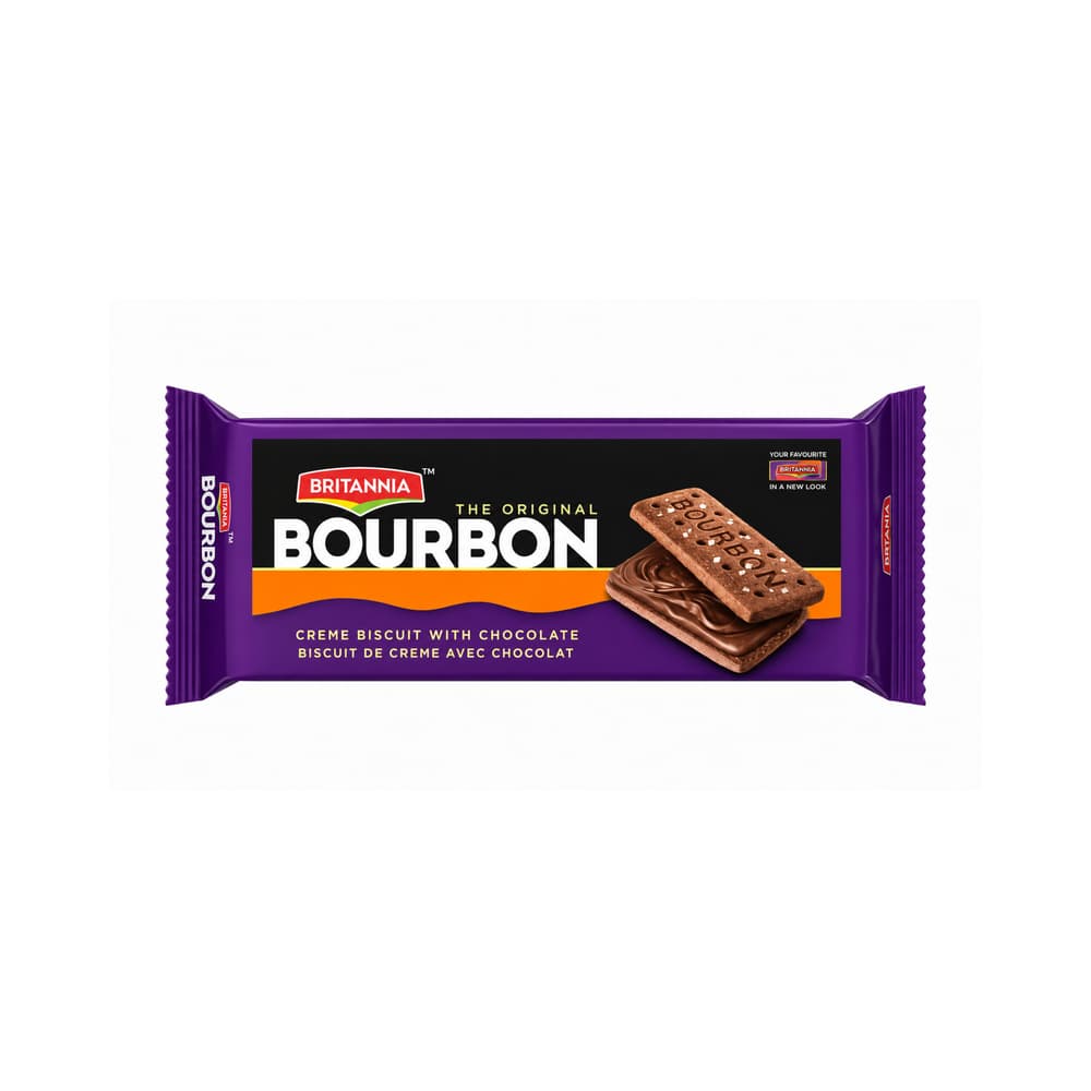 Galletas con crema de chocolate Britannia Bourbon (97 g / 3.42 oz) - Miniatura 1