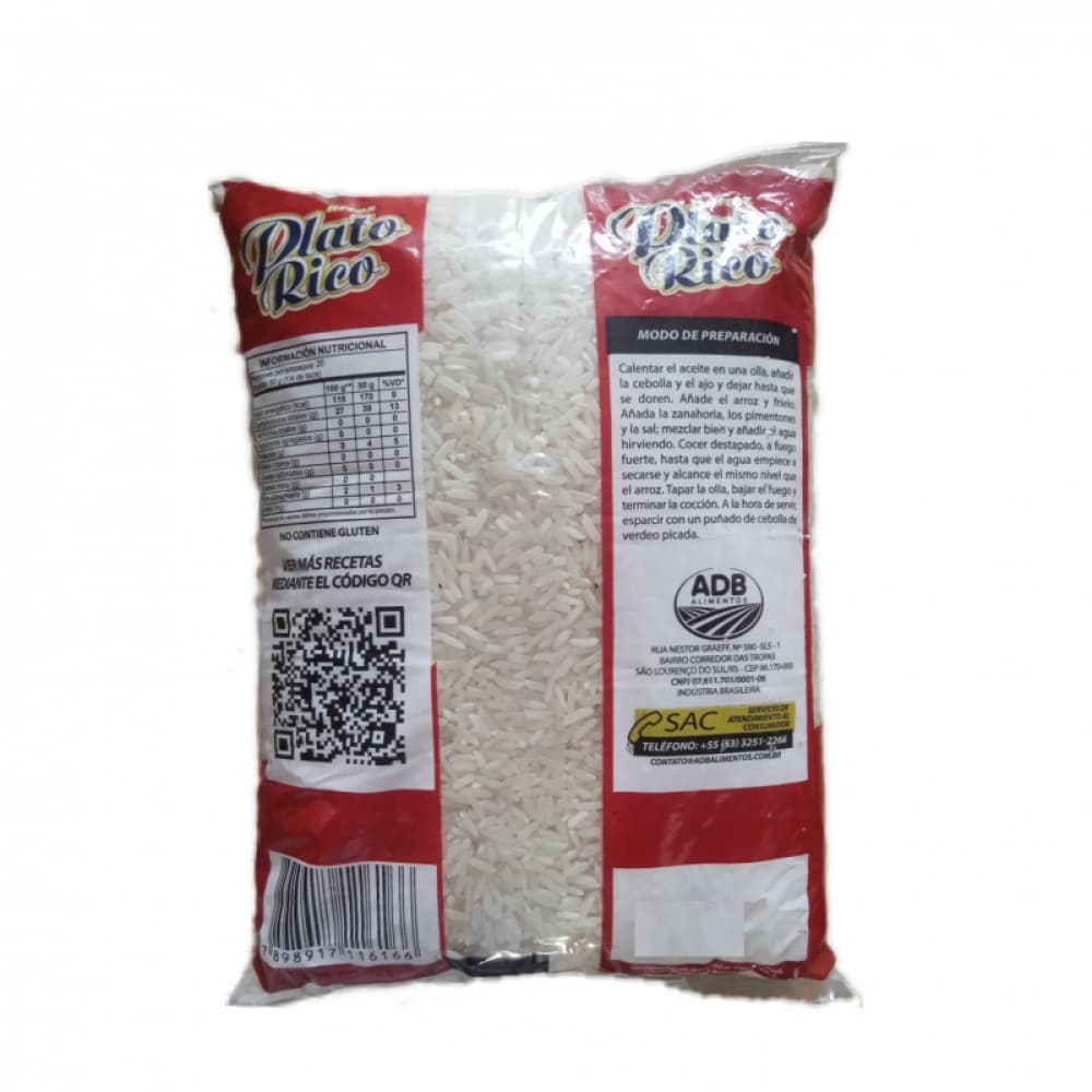 Combo: Arroz largo fino Rico Prato (30 x 1 kg / 2.2 lb) - Miniatura 4