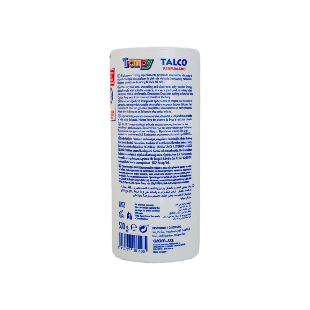 Talco perfumado infantil Trompy (500 g / 1.10 lb) - Miniatura 3