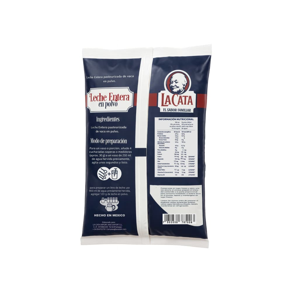 Leche en polvo entera La Cata (1 kg / 2.20 lb) - Miniatura 2