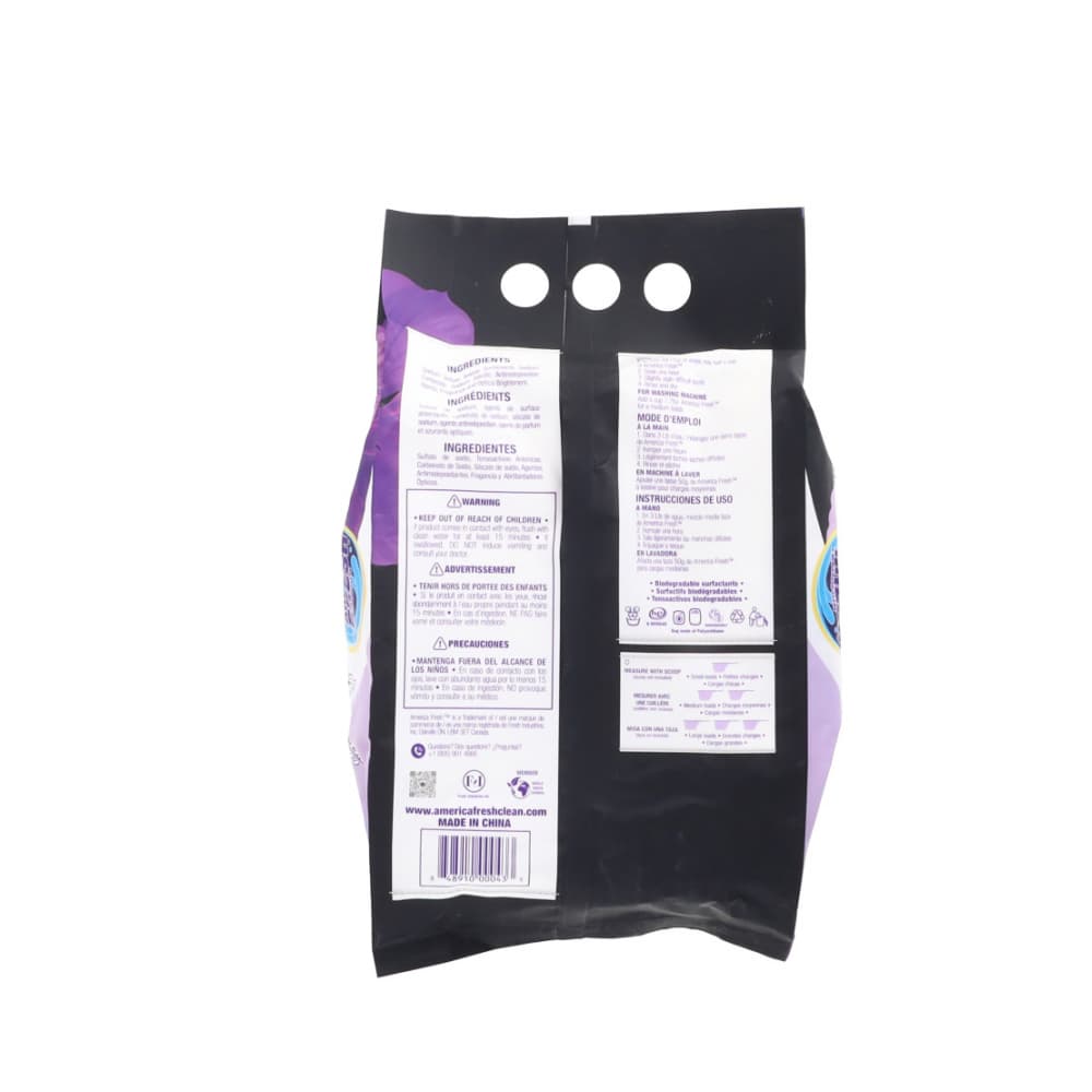 Detergente en polvo de cuidado extra para ropa America Fresh (1 Kg / 2.2 lb) - Miniatura 2