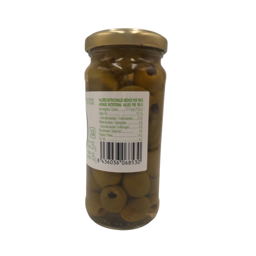 Aceitunas deshuesadas sabor anchoa Oro Extremeño (250 g / 8.8 oz) - Miniatura 2