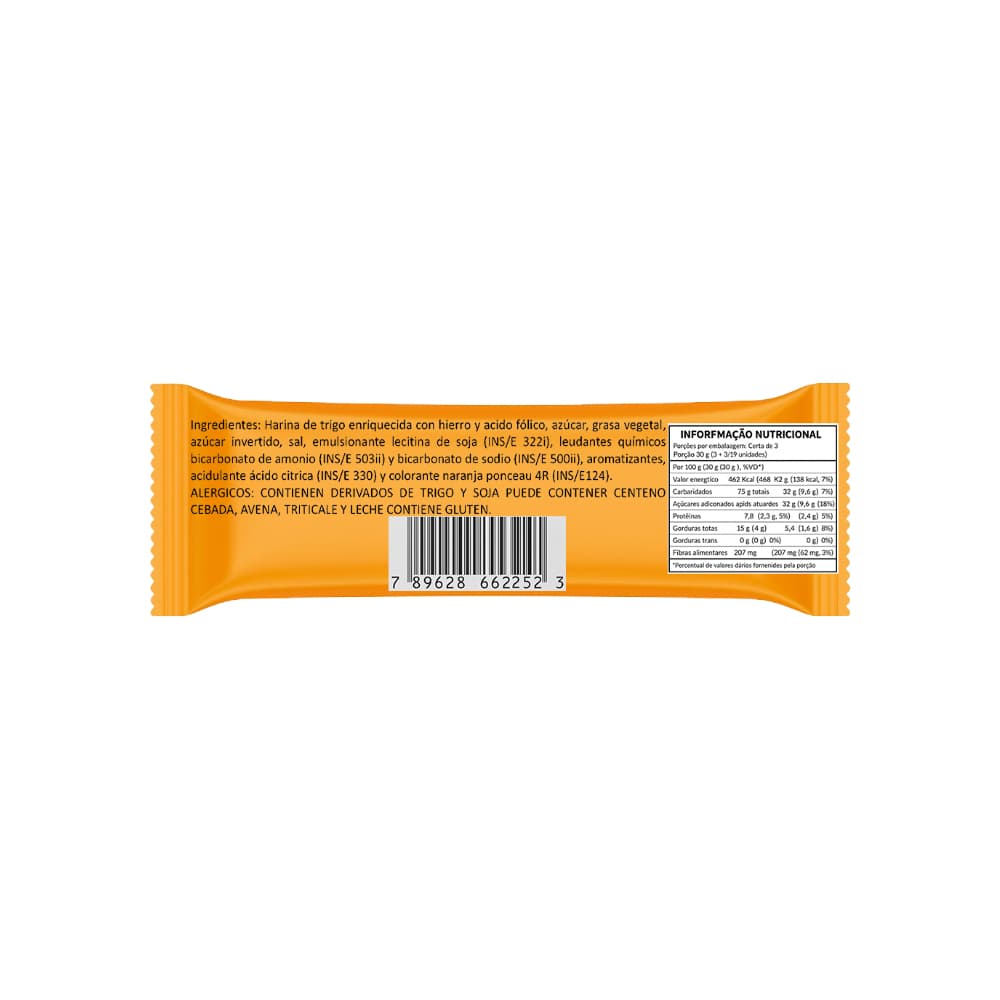 Galletas dulces rellenas con crema sabor vainilla, fresa, chocolate y dulce de leche Show Gol (4 x 76 g / 2.68 oz) - Miniatura 4