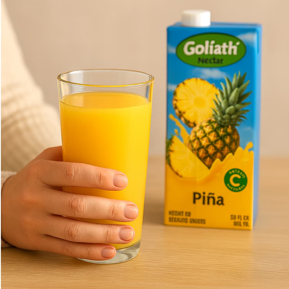 Jugo sabor piña Goliath (4 x 946 ml / 32 fl oz) - Miniatura 4