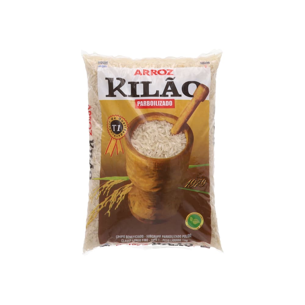 Arroz parboilizado Kilão (1 kg / 2.2 lb) - Imagen 1