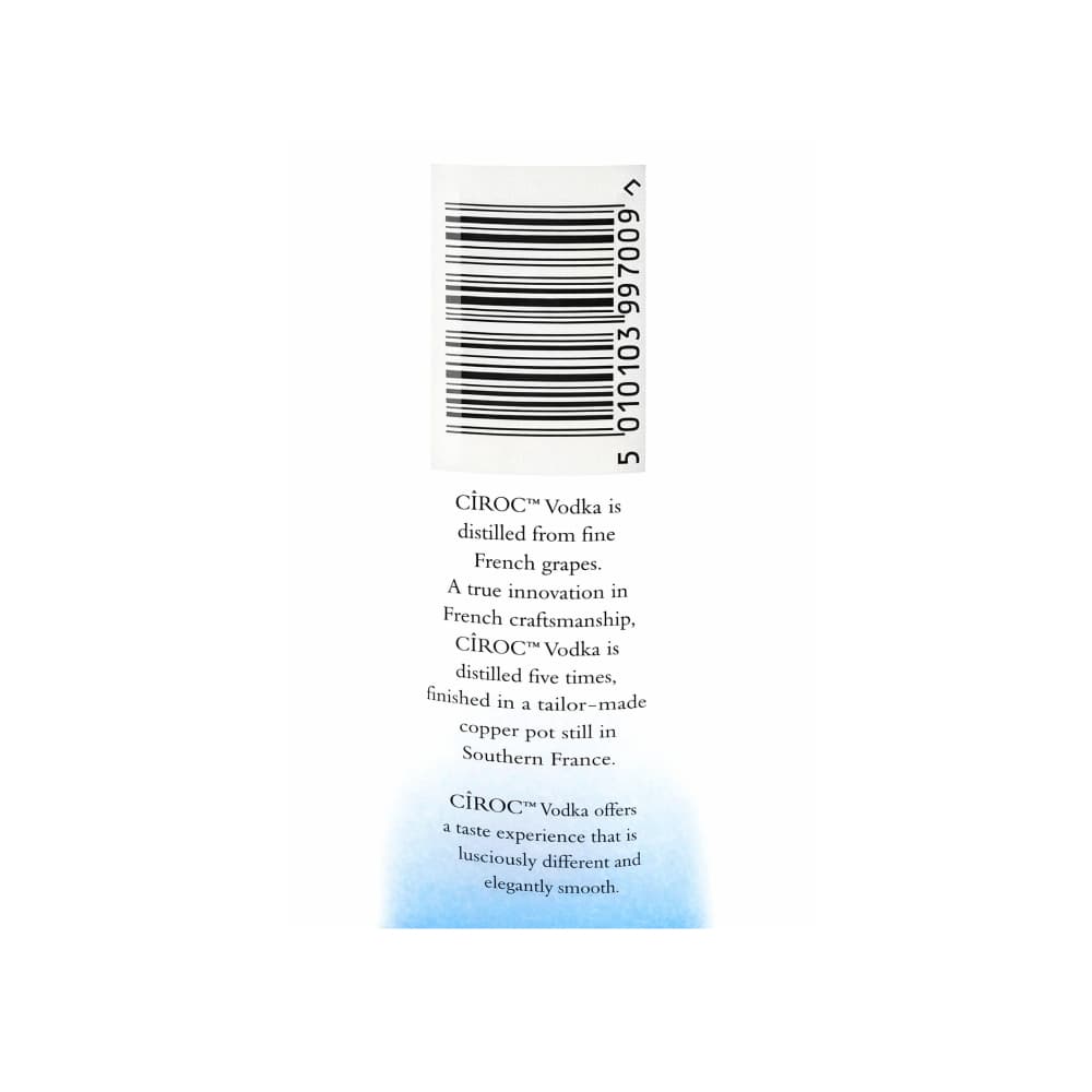 Vodka Ciroc (750 ml) - Miniatura 3