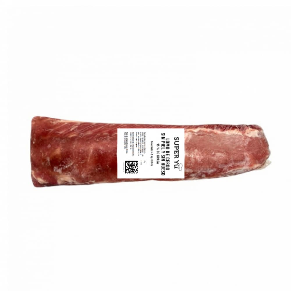 Lomo de cerdo sin piel y sin hueso Super Yu (4.5 kg / 9.9 lb) - Imagen 1