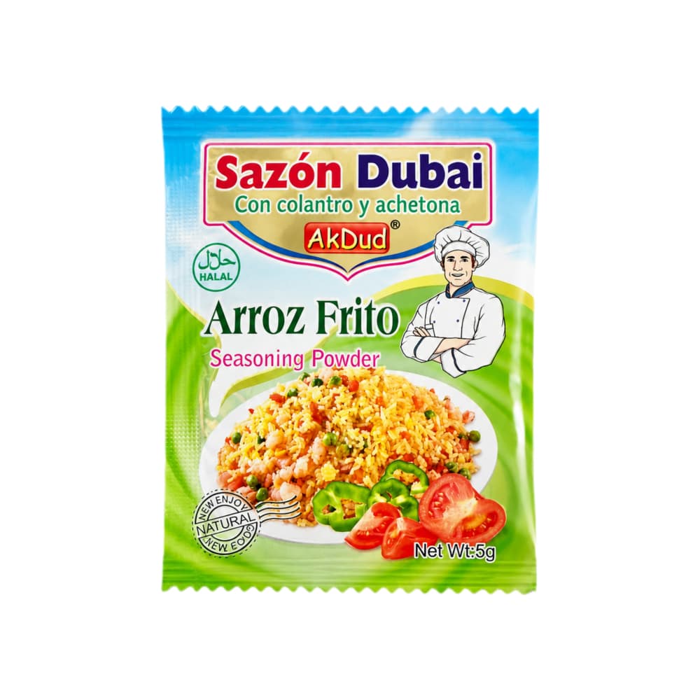 Sazón Dubai de arroz frito con culantro y achote Akdud (5 g) - Miniatura 1