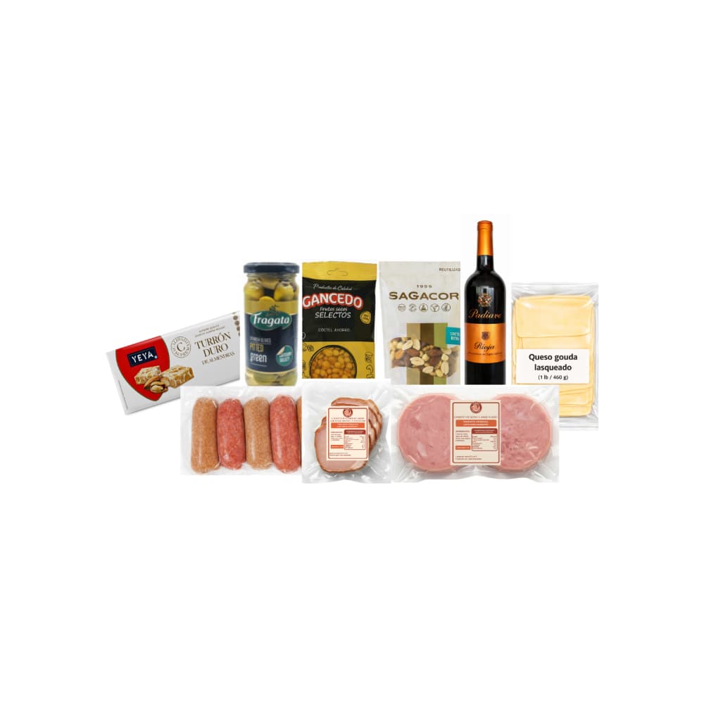 Cesta: Navidad de Oro Cuba Embutidos - Miniatura 2