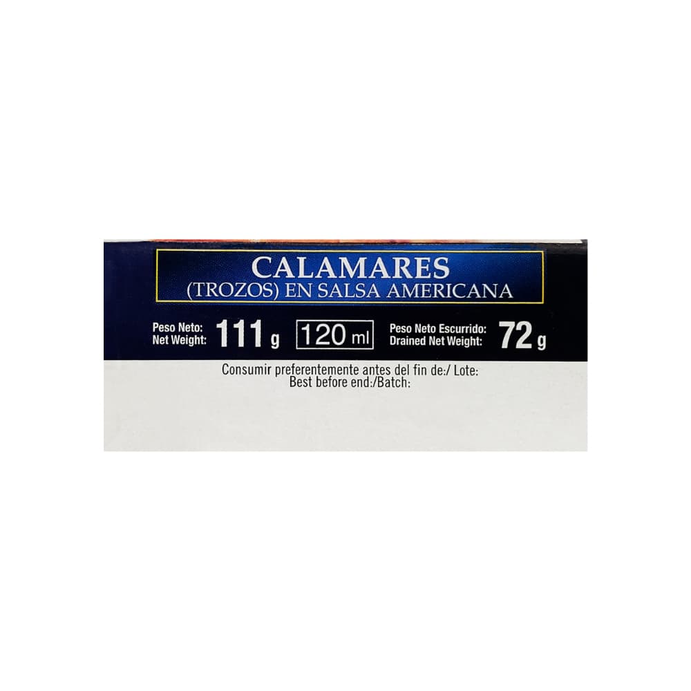 Trozos de calamares en salsa americana Orbe (111 g / 3.88 oz) - Miniatura 4