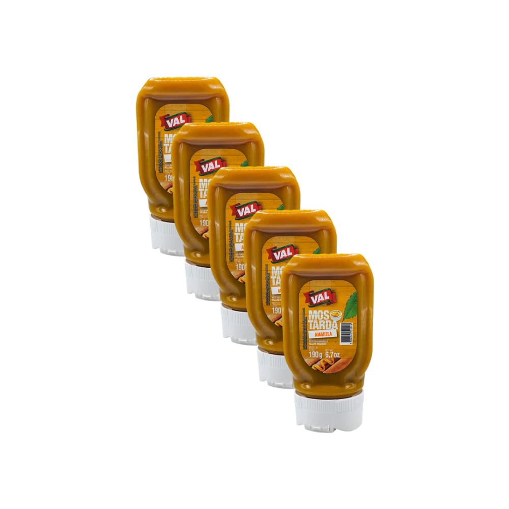 Mostaza amarilla (5 x 190g / 6.7 oz) - Imagen 1