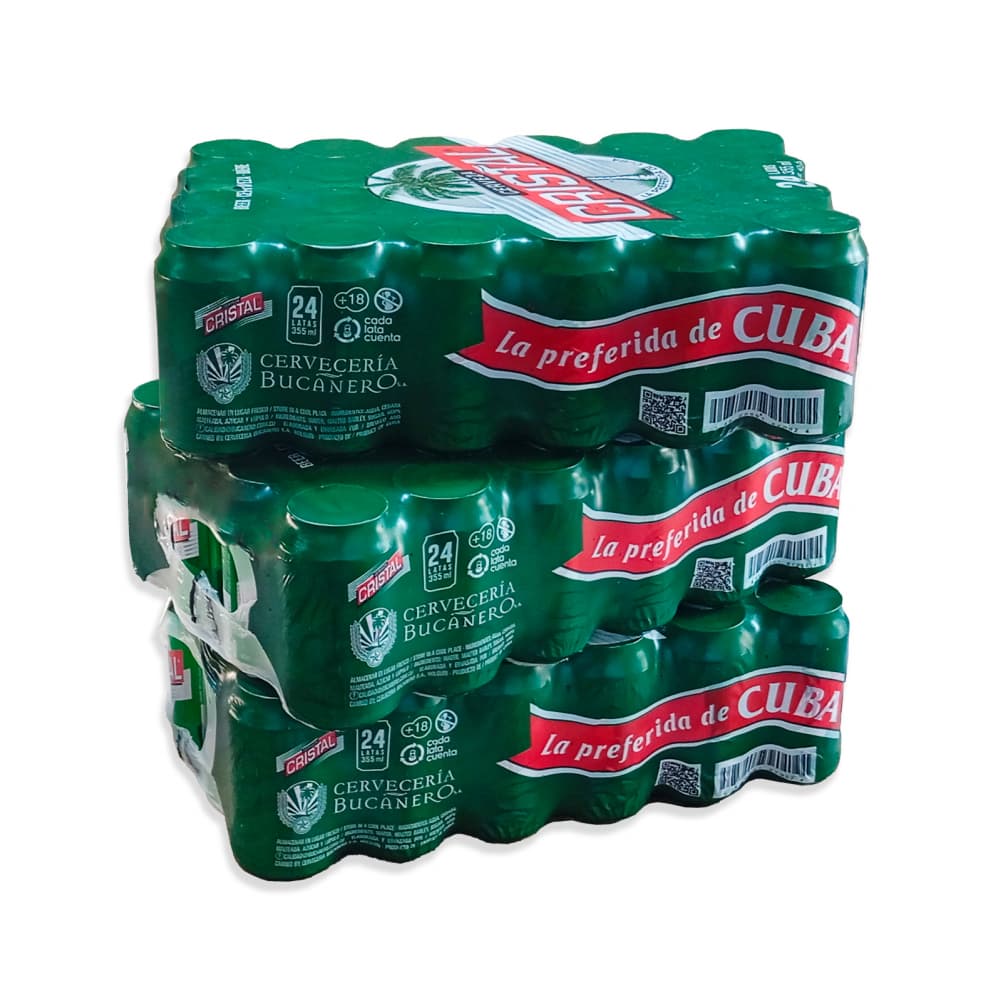 Cerveza Cristal (72 x 355 ml) - Imagen 1