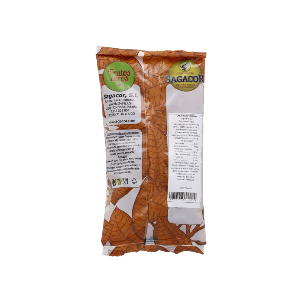 Cacahuete tostado Sagacor (100 g / 3.5 oz) - Miniatura 3