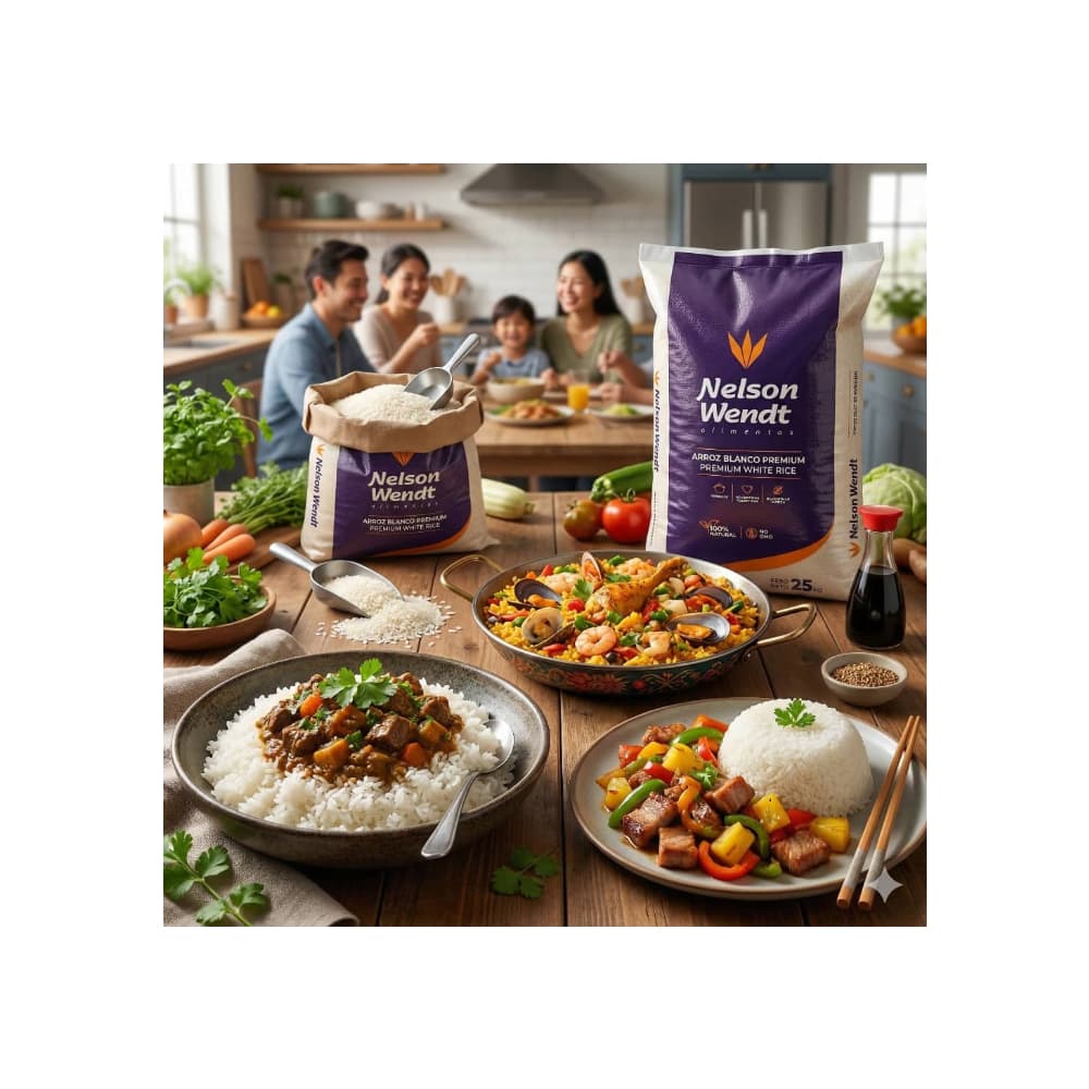 Arroz blanco premium Nelson Wendt (25 kg / 55.12 lb) - Miniatura 5