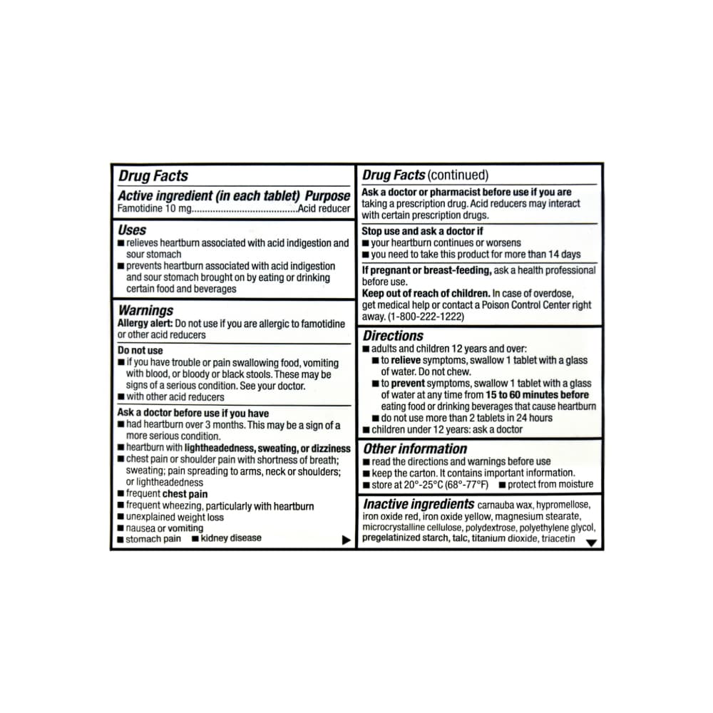 Famotidina 10 mg Major (30 tabletas) - Miniatura 2