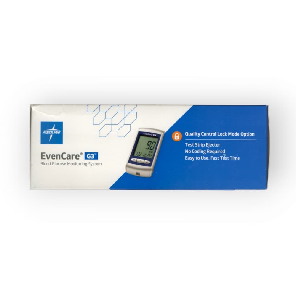 Sistema de monitorización de glucosa en sangre. Glucómetro. EvenCare G3 Medline - Miniatura 4
